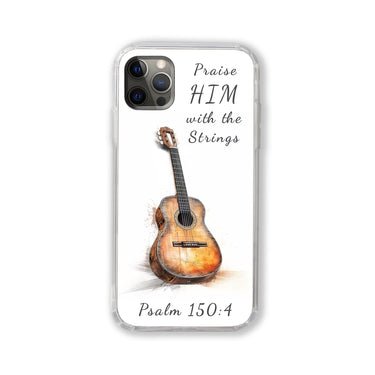 Psalm 150:4 Guitar Phone Case
